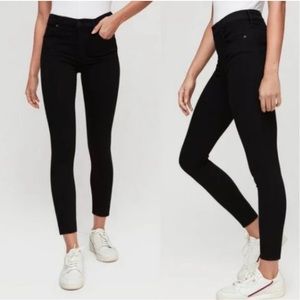 Citizens of Humanity Rocket High Rise Crop Skinny in All Black